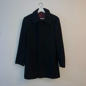 J Lindeberg Holger Melton Coat - Black 50 (M)